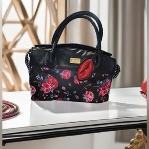 Edgy & Sexy Luv Betsey Johnson Roses purse.